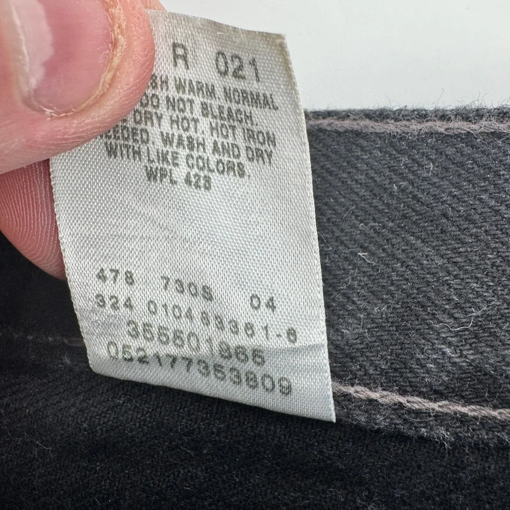 Vintage Levi‎ 550 Jeans Shorts 33 Mens Black Relaxed Fit Denim